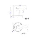 Ver imagem 2 de Acabamento Deca para Registro de Gaveta 1 1/4" e 1 1/2" Beta Black Matte – 4900.BL109.Gd.Mt
