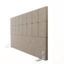 Ver imagem 6 de Cabeceira King 192cm Boucle Estofada Design Moderno para Quarto Linea