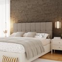 Ver imagem 3 de Cabeceira King 192cm Boucle Estofada Design Moderno para Quarto Linea