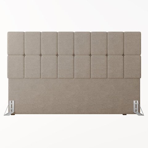 Cabeceira King 192cm Boucle Estofada Design Moderno para Quarto Linea