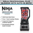 Ver imagem 7 de Ninja Bn701 Liquidificador Profissional Plus 1400w, Cinza Escuro