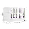 Berço Americano 3 em 1 - 135x95cm Premium - 3