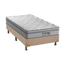 Ver imagem 1 de Cama Box Solteiro: Colchão Molas Ensacadas Probel MasterPocket ProDormir Springs Luxo + Base CRC