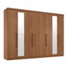 Guarda-roupa 8 Portas 4 Gavetas Master New com Espelho - 3
