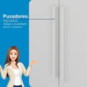 Ver mais imagens de Guarda-Roupa Casal com Espelho 8 Portas 4 Gavetas Master New Branco