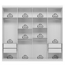 Ver imagem 7 de Guarda-Roupa Casal com Espelho 8 Portas 4 Gavetas Master New