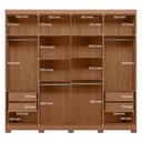 Ver imagem 6 de Guarda-roupa 8 Portas 4 Gavetas Master New com Espelho e Pés