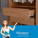 Ver mais imagens de Guarda-roupa Casal com Espelho e Pés 8 Portas 4 Gavetas Master New