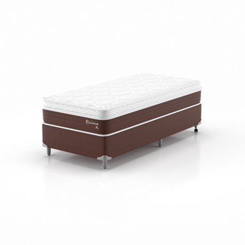 Cama Box Solteiro Riviera 88x188x65 Yescasa