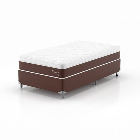 Conjunto Cama Solteirão Riviera 1,08x1,98x0,65 Yescasa