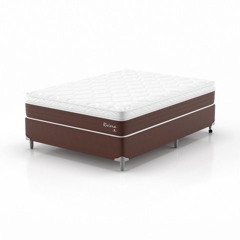 Cama Box Casal Riviera 138x188x65 Linha Yescasa