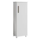 Ver imagem 1 de Armário Multiuso Olinda 1 Porta 4 Prateleiras:branco