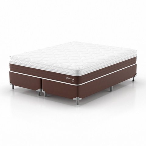 Cama Box Queen Riviera 158x198x65 Linha Yescasa