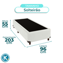 Ver imagem 4 de Cama Box Solteirão Branco Nature 96x203