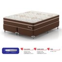 Ver imagem 2 de Cama Box King Taurus 193x203x67 Linha Montreal Marrom