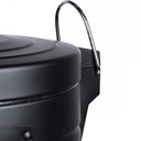 Ver imagem 6 de Lixeira Retro Preta 12 Litros Kala - 246203