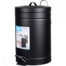 Lixeira Retro Preta 12 Litros Kala - 246203 - 1