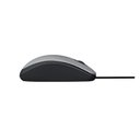 Ver imagem 2 de Mouse com Fio Mf400 Clique Silencioso Conexão Usb 1200dpi Cabo de 180cm 3 Botões Cinza Multi Cinza