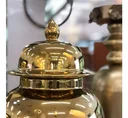 Ver imagem 4 de Vaso Dourado Decorativo Porcelana Chinesa 35x20