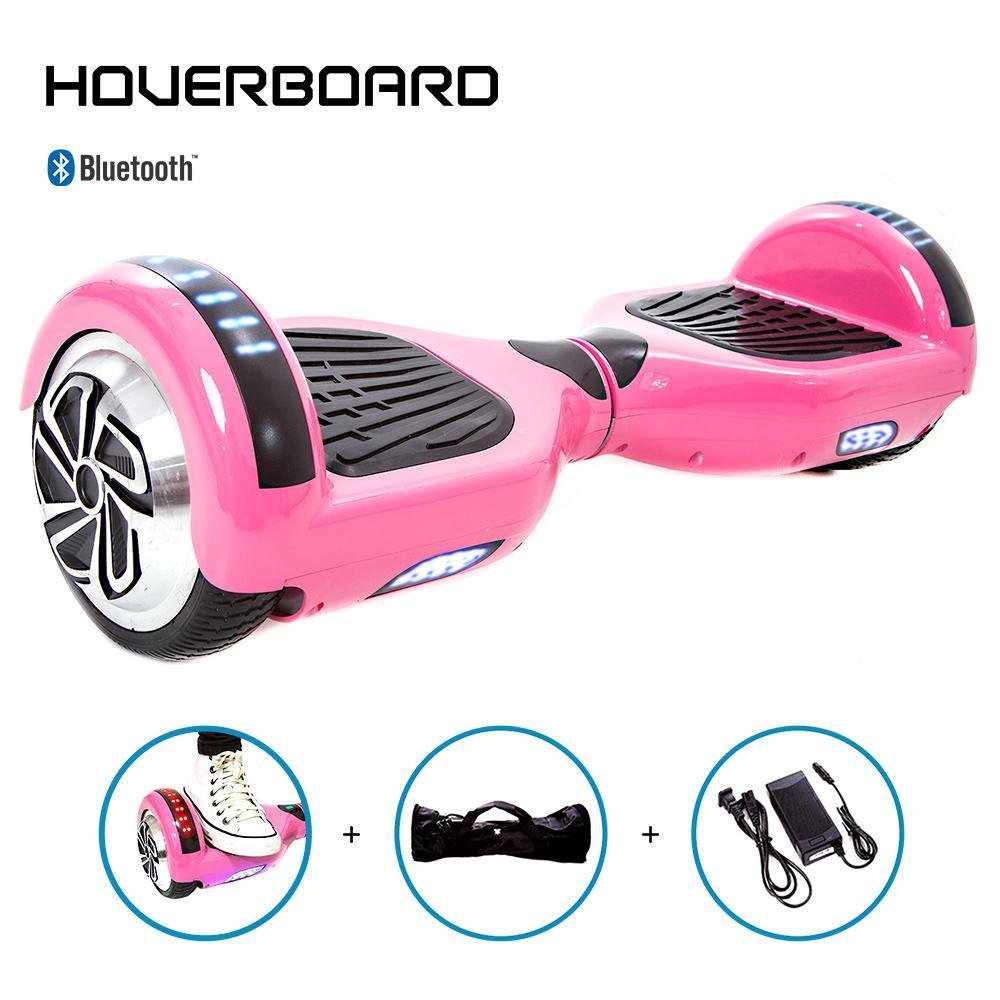 Hoverboard 6,5 Polegadas Rosa Hoverboard Scooter Elétrico - 2