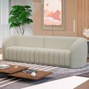 Ver imagem 2 de Sofá Living Decorativo 4 Lugares 332cm Meris M22 Bouclê Cru - Mpozenato