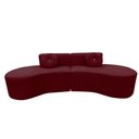 Ver imagem 6 de Sofá Modular Orgânico Monterrey 260cm + Puff Suede Marsala