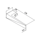 Ver imagem 2 de Fechadura Pado Ascot Rq2 - 55 Externa Roseta Quadrada Cobre Escovado