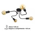 Ver imagem 2 de Lustre Sputnik 20x44cm Assimétrico Emalustres