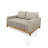 Sofa Noah de Linho Bege - Criativa Estofados - 1