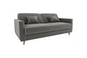 Ver imagem 3 de Sofá Cama Emilia Suede Cinza B250 - Matrix