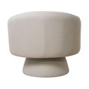 Ver mais imagens de Poltrona Decorativa Liz Giratória Linhão Off White - Nexta Casa