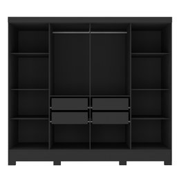 Closet Casal 4 Gavetas com Pés Jatobá Yescasa - 3 Closet Casal 4 Gavetas com Pés Jatobá Yescasa - 3