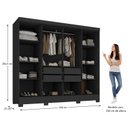 Ver imagem 5 de Closet Casal 4 Gavetas com Pés Jatobá Yescasa