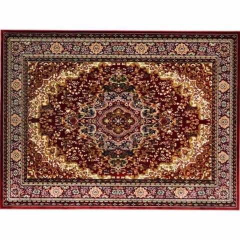 Tapete Marbella de Veludo Elite Clássico Vermelho 0,98x0,150m - 084124- Rayza Tapete Marbella Des.cl