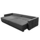 Ver imagem 3 de Sofá Sem Caixa Retrátil Reclinável 2,30m Karen Veludo Cinza Adonai Estofados