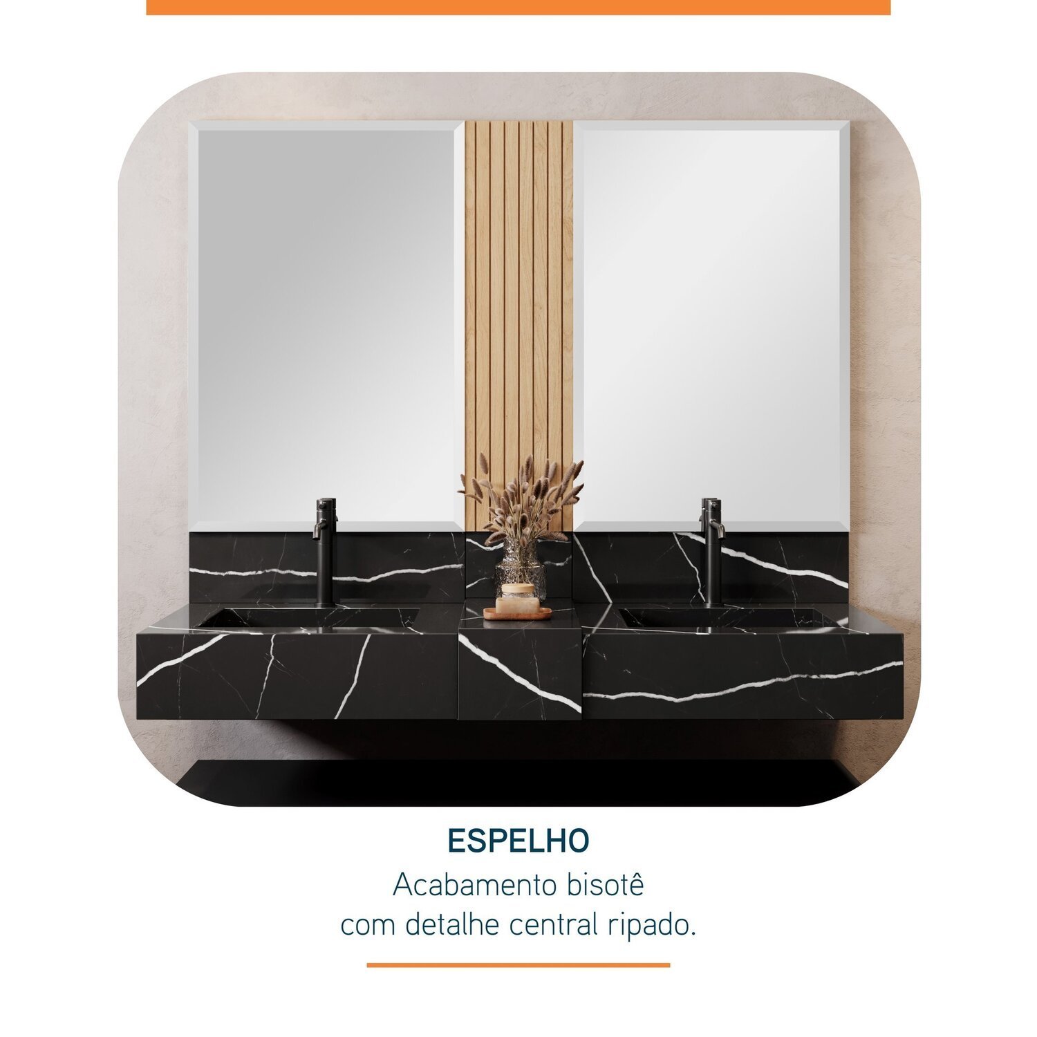 Espelho para Banheiro Ripy 120cm - 4