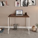 Ver imagem 1 de Escrivaninha Mesa Escritório Estilo Active 90cm Industrial Yescasa Marrom