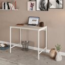 Ver imagem 7 de Escrivaninha Mesa Escritório Estilo Active 90cm Industrial Yescasa Branco