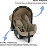 Bebê Conforto Galzerano Grid 0 a 13 Kg Cappuccino - 5