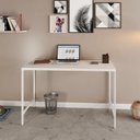 Ver imagem 1 de Escrivaninha Mesa Escritório Estilo Active 120cm Industrial Yescasa Branco