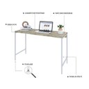 Ver imagem 5 de Escrivaninha Mesa Escritório Estilo Industrial 120cm Active Yescasa