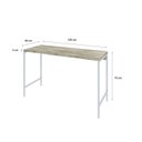 Ver imagem 3 de Escrivaninha Mesa Escritório Estilo Active 120cm Industrial Yescasa Marrom