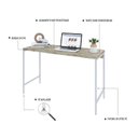 Ver imagem 5 de Escrivaninha Mesa Escritório Estilo Active 120cm Industrial Yescasa Marrom