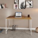 Ver imagem 1 de Escrivaninha Mesa Escritório Estilo Active 120cm Industrial Yescasa Marrom