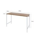 Ver imagem 3 de Escrivaninha Mesa Escritório Estilo Active 120cm Industrial Yescasa Marrom