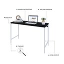 Ver imagem 5 de Escrivaninha Mesa Escritório Estilo Active 120cm Industrial Yescasa Preto