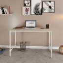 Ver imagem 1 de Escrivaninha Mesa Escritório Estilo Active 120cm Industrial Yescasa Branco