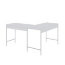 Ver imagem 6 de Escrivaninha Mesa Escritório em L Estilo Active 120cm Industrial Yescasa Branco