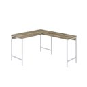 Ver imagem 2 de Escrivaninha Mesa Escritório em L Estilo Active 120cm Industrial Yescasa Marrom