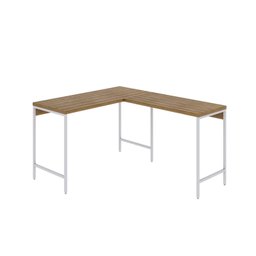 Mesa de Escritório em L Estilo Industrial 120x140cm Active - 2